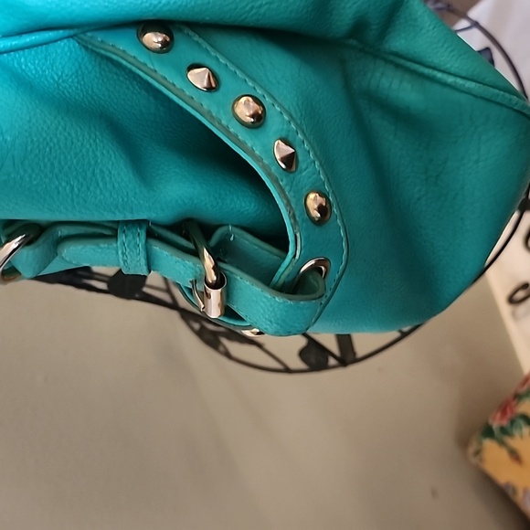 Revolution Green Studded Vegan Purse - Picture 9 of 9
